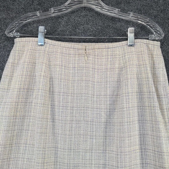 Norton McNaughton Womens Silk Linen Pencil Skirt Multi Size 12 - Picture 9 of 11